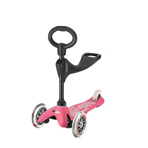 Micro three-wheeled scooter/rider Mini 3in1 Deluxe Pink - Traditional scooters (for children)SRE-HUL<<<(Games and toys)