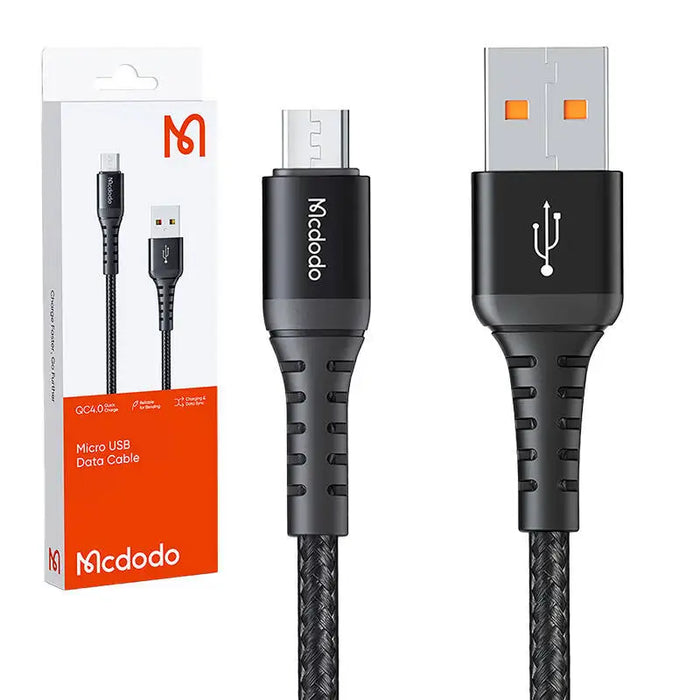 Micro-USB Cable Mcdodo CA-2280 0.2m (black) - USB to USB-C<<<USB cables<<<GSM Accessories<<<InnproXML