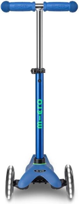 Children's scooter Micro - Mini Deluxe LED, Crystal Blue