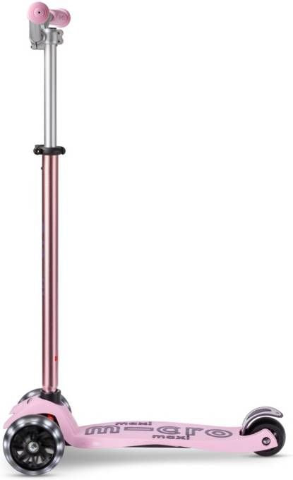 Children's scooter Micro - Maxi Deluxe Pro LED, Rose