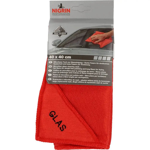 MICROFIBER GLASS TOWEL 40X40 CM NIGRIN - Вътрешно поддържане<<<Автокозметика и поддръжка<<<Авто и вело<<<Praktiker