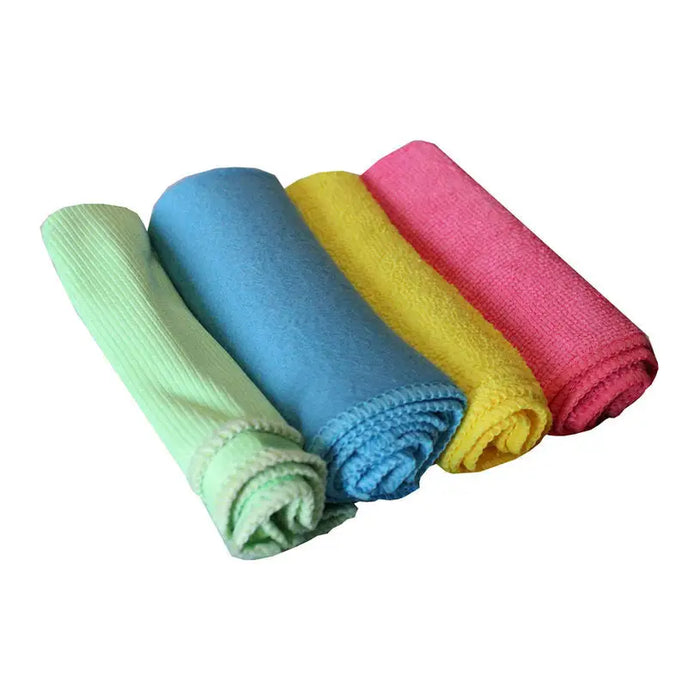 MICROFIBER TOWEL 30X30CM 4PCS AUTO PRACTIC - Вътрешно поддържане<<<Автокозметика и поддръжка<<<Авто и вело<<<Praktiker