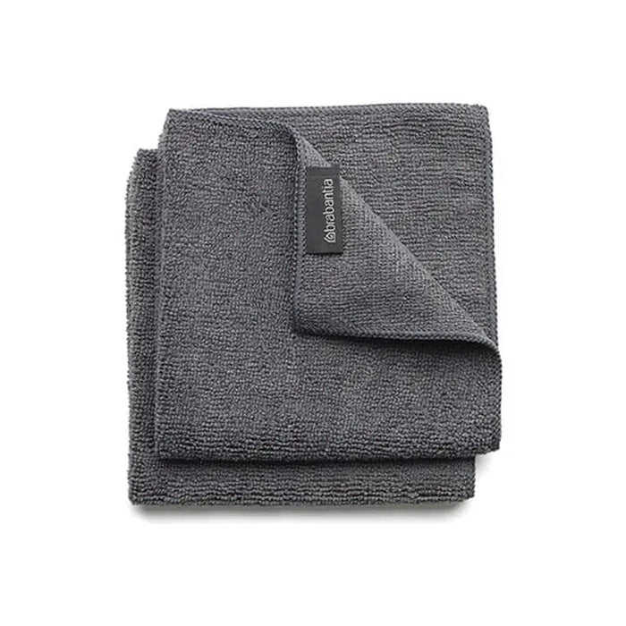 MICROFIBER TOWELS 2 PIECES DARK GRAY BRABANTIA SINKSIDE - Продукти за почистване<<<Домашни потреби<<<Кухня<<<Praktiker