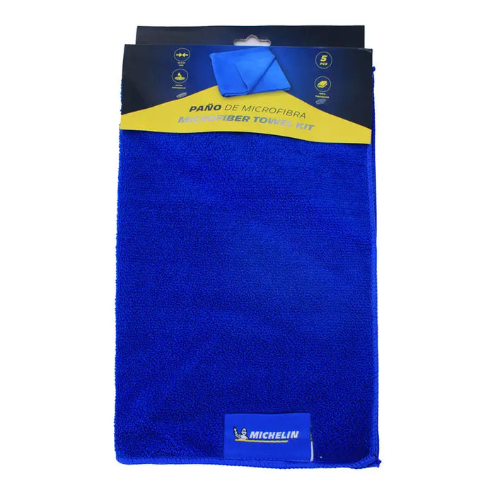 MICROFIBER TOWELS 40X40 CM SET OF 5 PIECES MICHELIN - Вътрешно поддържане<<<Автокозметика и поддръжка<<<Авто и