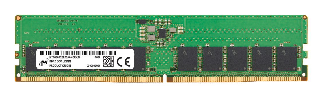 Micron MTC10C1084S1EC56BR memory module 16 GB 1 x 16 GB DDR5 5600 MHz ECC