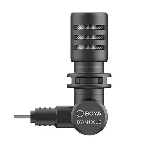 Microphone BOYA BY-M100UC compact - Микрофони<<<Компютърна периферия<<<ValiAPI