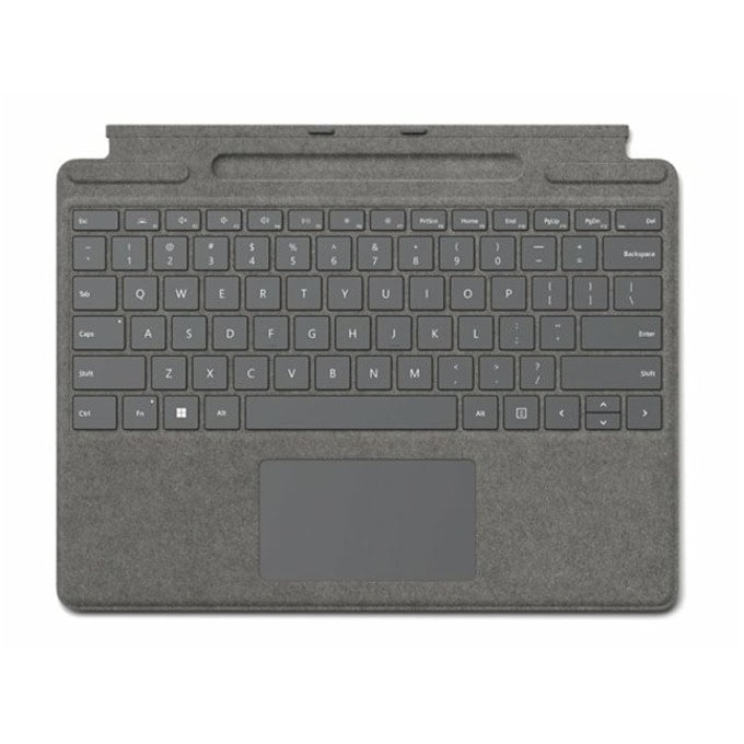 MICROSOFT Surface Pro 9/10 Typecover with Slim Pen COMM Platinum Eng Intl CEE EM