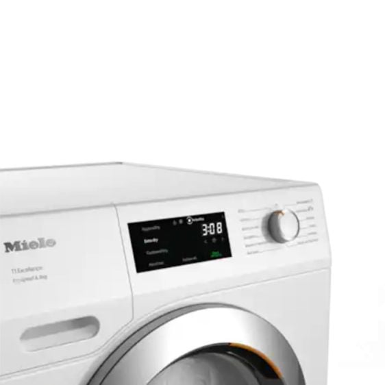 Dryer MIELE TEH795WP EcoSpeed, 9 kg, Heat pump, DirectSensor, C