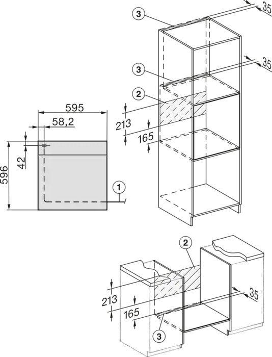 Built-in oven MIELE H2766-1BP 125 Edition, 76, A+, Pyrolysis