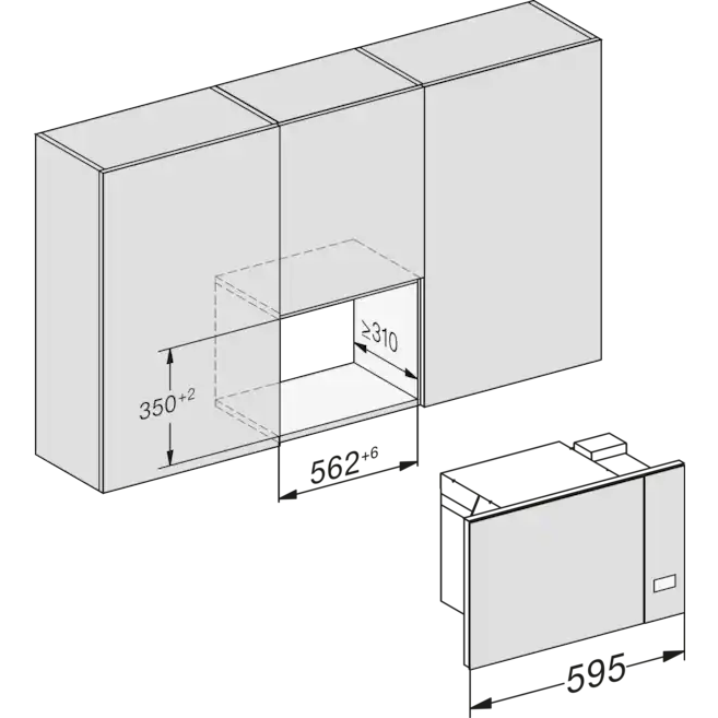 Built-in microwave MIELE M 2230 SC