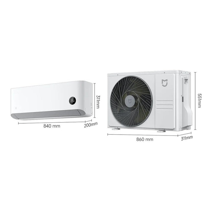 Air conditioner Xiaomi MIJIA ASH-09WO/N2C2-EU, 9000 cooling/heating BTU, A++, Inverter systems