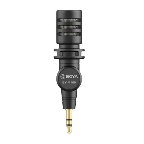 Микрофон BOYA BY-M100 компактен - Микрофони<<<Компютърна периферия<<<ValiAPI