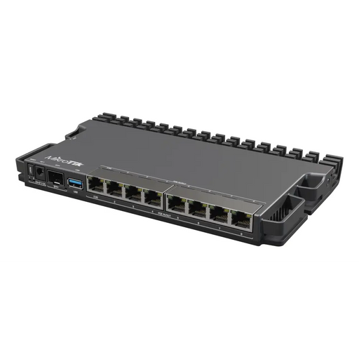 Mikrotik RB5009UPR + S + IN wired router 2.5 Gigabit Ethernet Gigabit Ethernet Black - Рутери<<<Мрежово