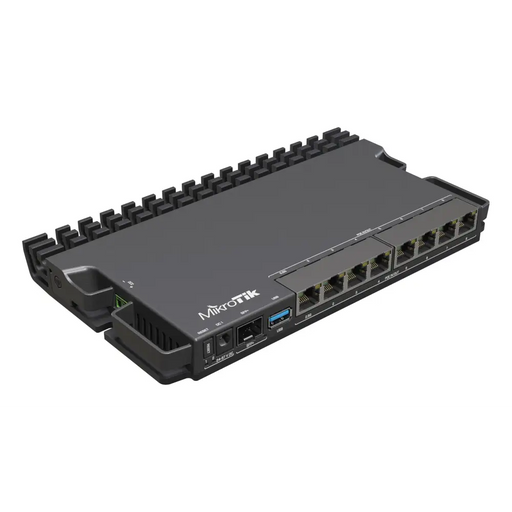 Mikrotik RB5009UPR + S + IN wired router 2.5 Gigabit Ethernet Gigabit Ethernet Black - Рутери<<<Мрежово