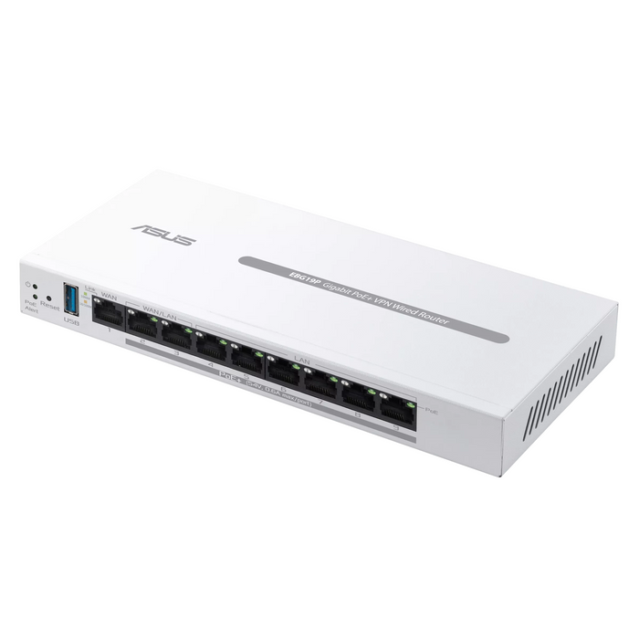 Gigabit router ASUS ExpertWiFi EBG19P - PoE, 8x10/100/1000, 1xWAN Primary AiMesh