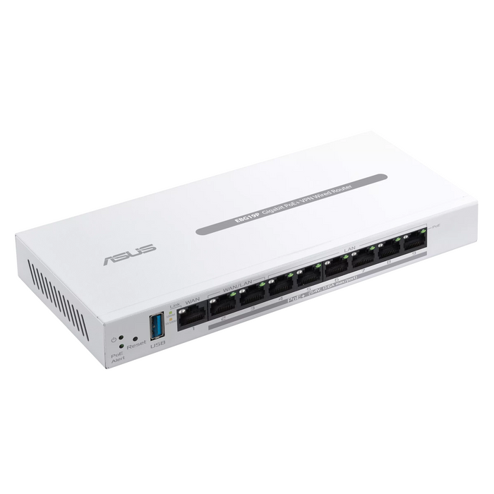 Gigabit router ASUS ExpertWiFi EBG19P - PoE, 8x10/100/1000, 1xWAN Primary AiMesh