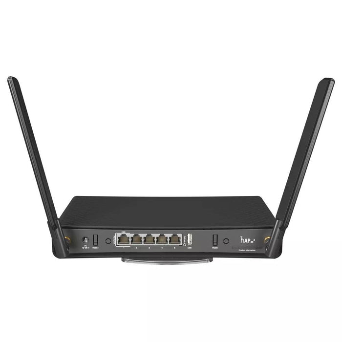 Router MikroTik hAP ax3, 2.4/5 GHz, 574 - 1200 Mbps, 1x PoE-out, Black