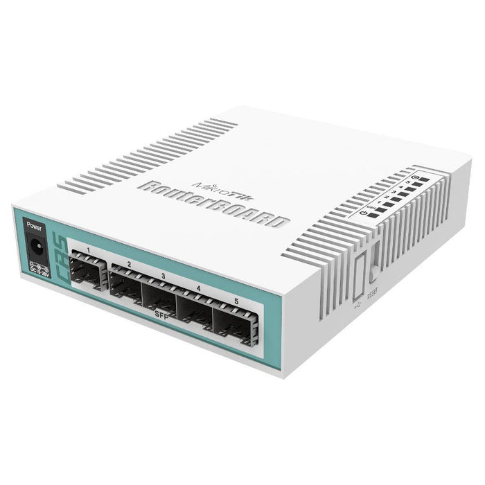 Cloud Router switch Mikrotik CRS106-1C-5S, 1xGigabit LAN, 5xSFP cages