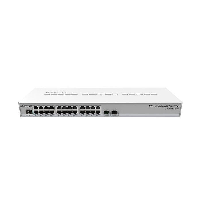 Switch MikroTik CRS326-24S+2Q+RM, 24 x Gigabit Ethernet ports, 2 x SFP