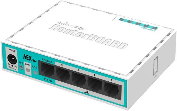 Router MiKrotik RB750R2, 10/100 Mbps, PoE, 64 MB, CPU 850MHz, White