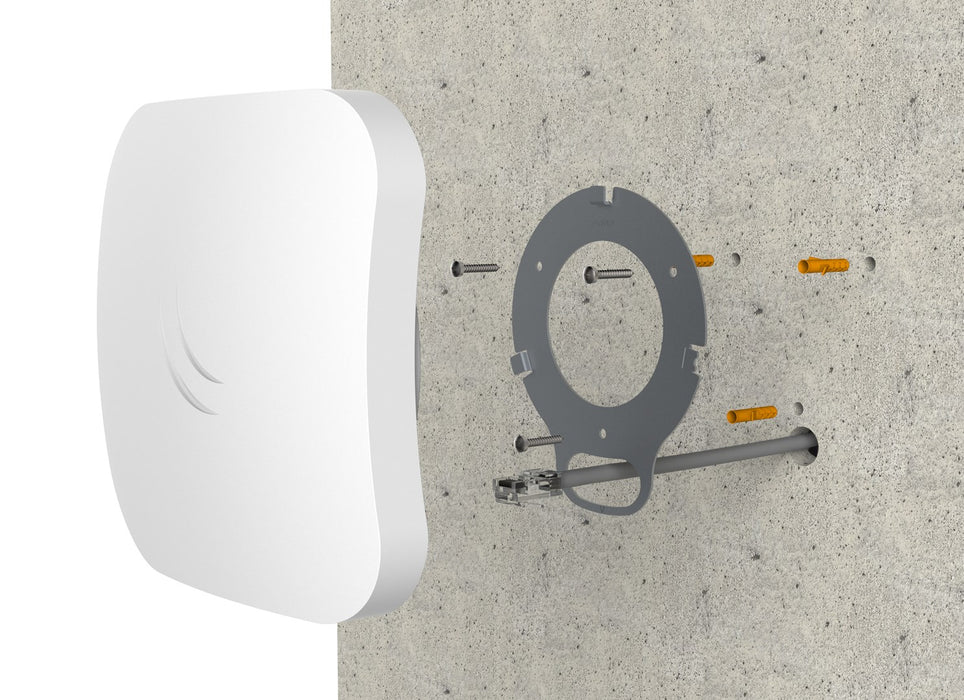 Wireless Access Point MikroTik RbcAPGi-5acD2nD, for ceiling, 128MB RAM, 2 x Gbit LAN, 2.4Ghz 802.11b/g/n, 5GHz 802.11an/ac, RouterOS