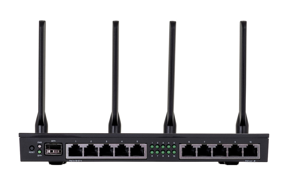 Router MikroTik RB4011iGS+5HacQ2HnD-IN, 2.4/5 GHz, 10x10/100/1000, PoE