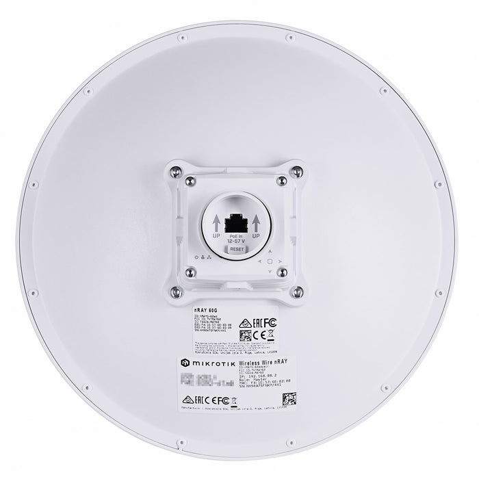 Mikrotik Wire nRAY 2000 Mbit/s White Power over Ethernet (PoE)