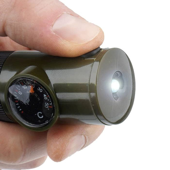 Mil-Tec Survival whistle 6 in 1 Olive