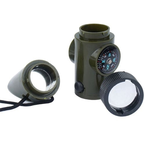 Mil-Tec Survival whistle 6 in 1 Olive