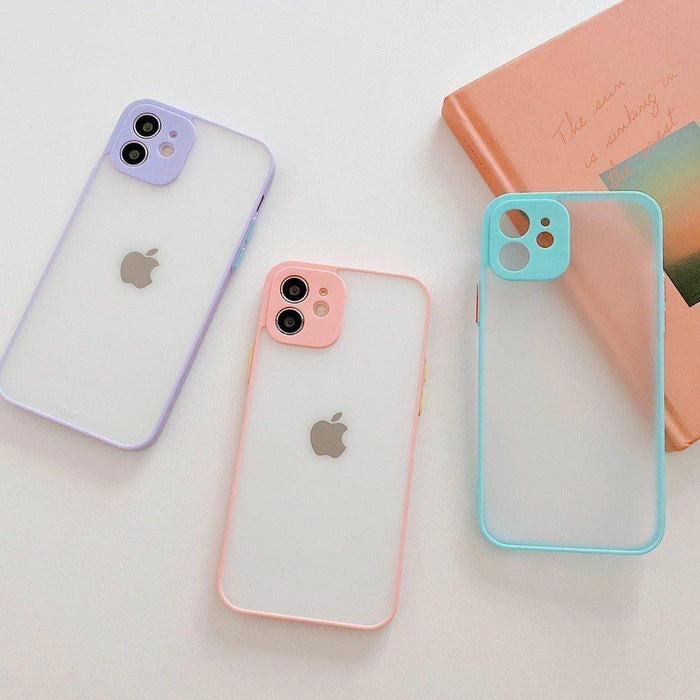 Milky Case silicone flexible translucent case for Samsung Galaxy A42 5G pink - Cell phone cases and covers<<<HurtelXML