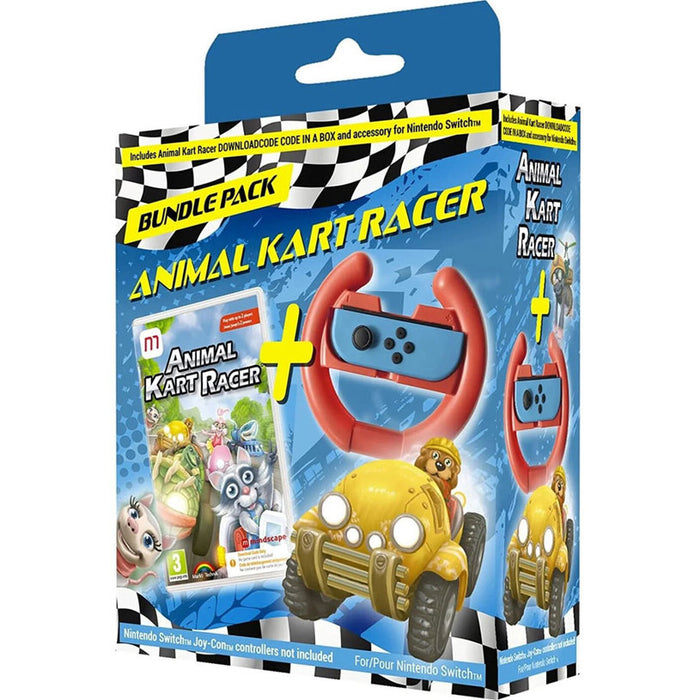 MINDSCAPE ANIMAL KART RACER WHEEL BUNDLE