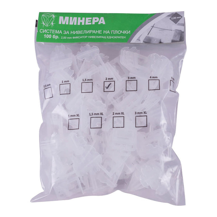 TILE LEVELING FIXTURE 2MM MINERA