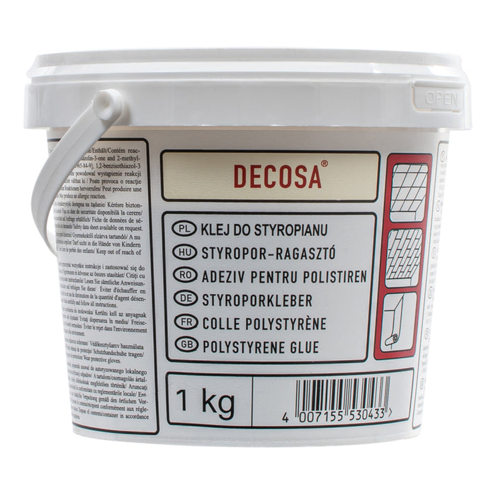 ADHESIVE FOR STYROFOAM 1 KG DISPERSED, WITHOUT SOLVENT MINERA