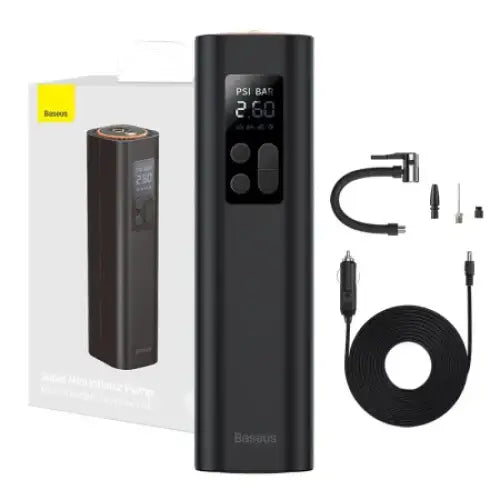 Mini car compressor Baseus (black) - Mini compressors<<<Car accessories<<<InnproXML&&&Other car