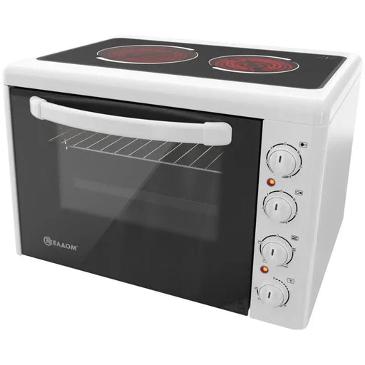 Mini cooker Eldom 201VFE-NEW 2 ceramic White - Мини готварски печки<<<Домакински електроуреди<<<ZoraSite