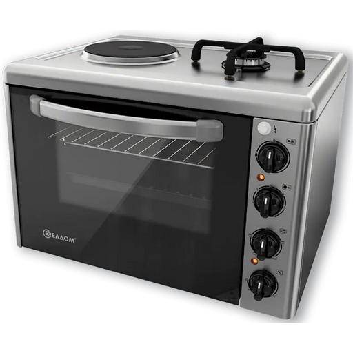 Mini cooker Eldom 213VF-NEW 1 current 1 gas INOX - Мини готварски печки<<<Домакински електроуреди<<<ZoraSite