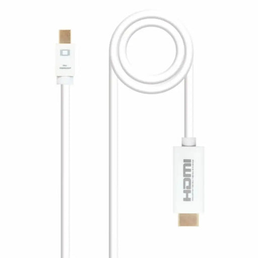 Mini DisplayPort to HDMI Adapter NANOCABLE 10.15.4002 White 2 m - Компютър Кабели и адаптери<<<Компютри|