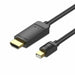 Mini DisplayPort to HDMI Adapter Vention HAHBG Black 1,5 m - Компютър Кабели и адаптери<<<Компютри|
