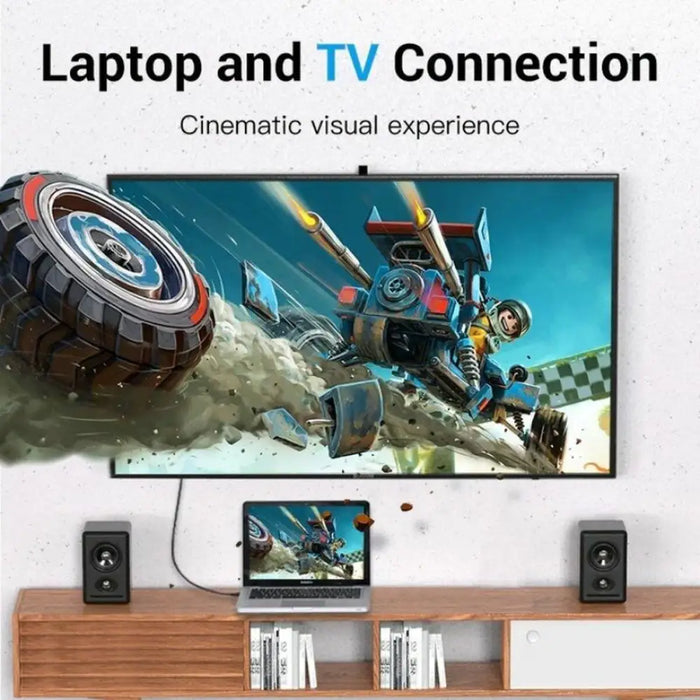 Mini DisplayPort to HDMI Adapter Vention HAHBG Black 1,5 m - Компютър Кабели и адаптери<<<Компютри|