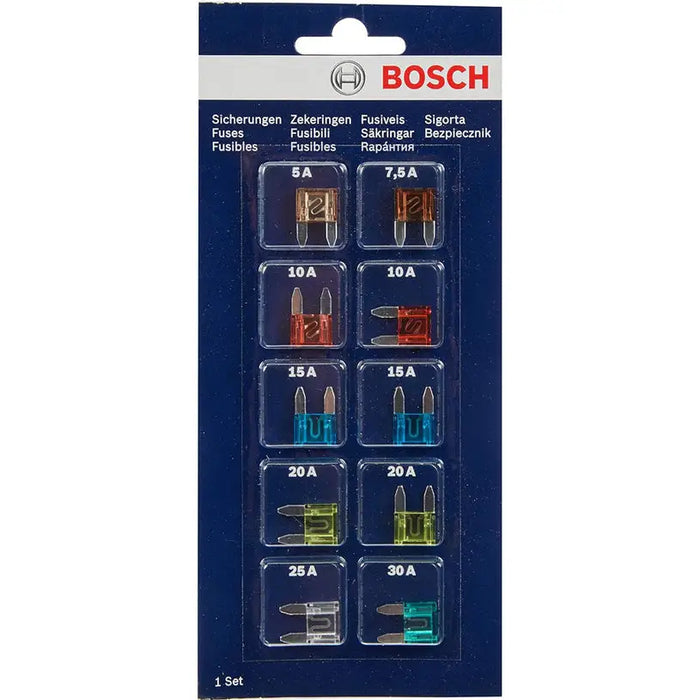 MINI FUSES MIX 10 BOSCH - Авто предпазители<<<Ел. принадлежности<<<Авто и вело<<<Praktiker