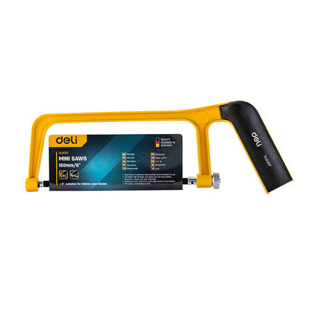 Mini Hacksaw 150mm Deli Tools EDL6007 - Cutting tools<<<Tools<<<InnproXML