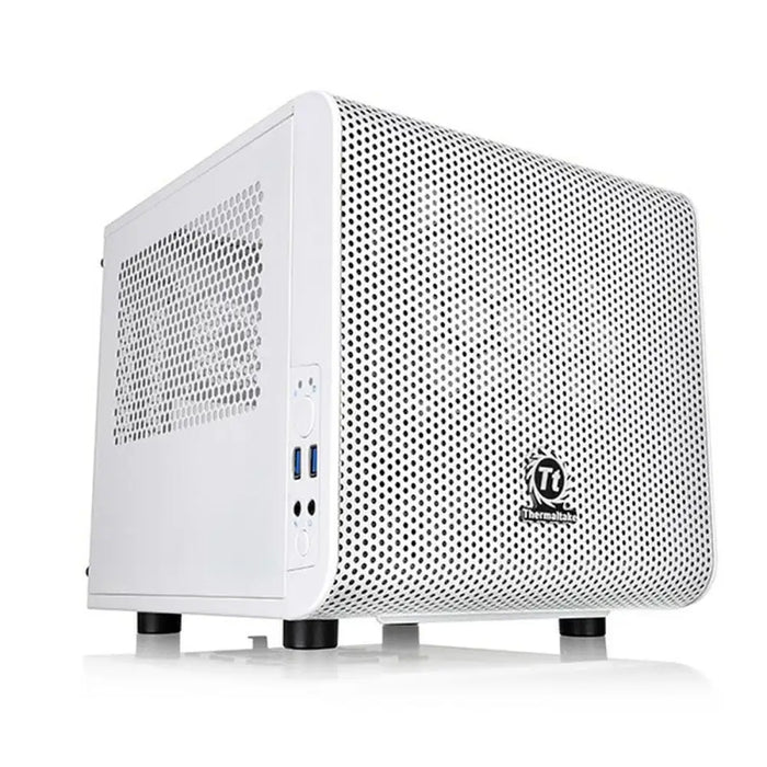 Mini ITX Midtower Case THERMALTAKE Core V1 Snow Edition White - Системни Единици<<<Компютър Мрежи и