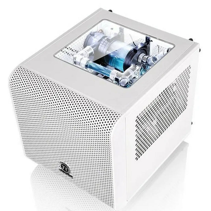 Mini ITX Midtower Case THERMALTAKE Core V1 Snow Edition White - Системни Единици<<<Компютър Мрежи и