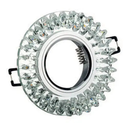 MINI MOON CIRCLE 220V CHROME GU5.3 MR16 WITH RELIEF VITO PALACE-3 - Луни<<<Вътрешно