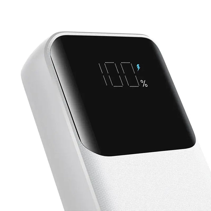 Mini power bank with built-in cables Joyroom JR-PBC06 30W 10000mAh - white - Powerbanks<<<HurtelXML