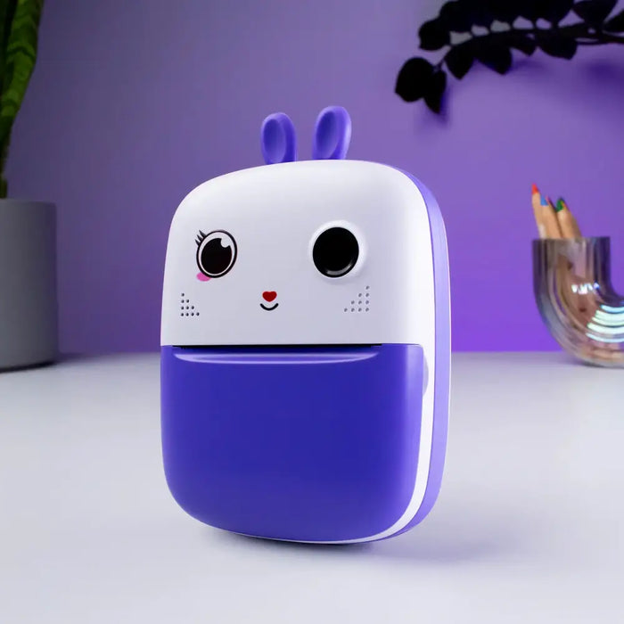 Mini Thermal Printer for Kids with Camera and Camcorder - Purple - Photo accessories<<<HurtelXML