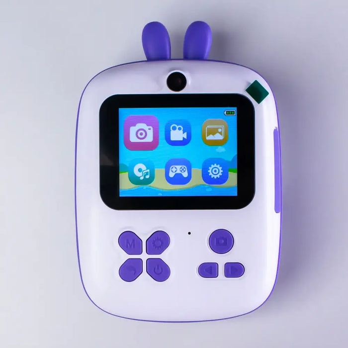 Mini Thermal Printer for Kids with Camera and Camcorder - Purple - Photo accessories<<<HurtelXML