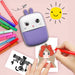 Mini Thermal Printer for Kids with Camera and Camcorder - Purple - Photo accessories<<<HurtelXML