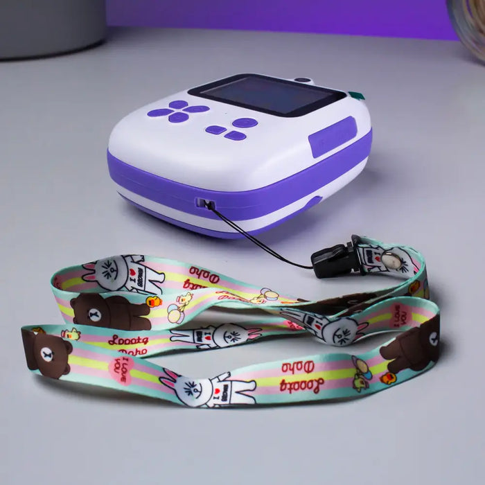 Mini Thermal Printer for Kids with Camera and Camcorder - Purple - Photo accessories<<<HurtelXML