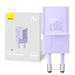 Mini wall charger Baseus GaN5 20W (purple) - mains chargers<<<Chargers<<<GSM Accessories<<<InnproXML